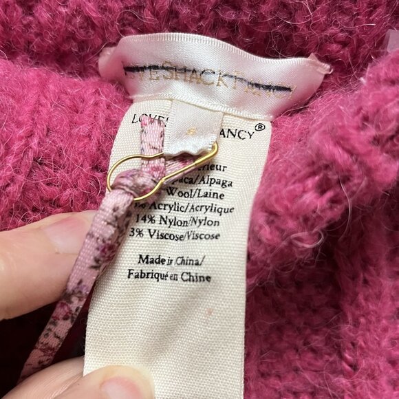 LoveShackFancy NWT Landana Jogger Passion Fruit Punch Alpaca & Wool Blend Small - Picture 6 of 10